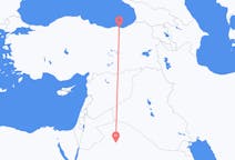 出发地 沙特阿拉伯出发地 阿尔焦夫地区目的地 土耳其特拉布宗的航班