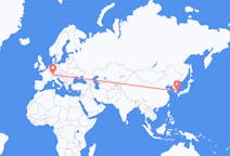 Flyrejser fra Ulsan, Sydkorea til Zürich, Schweiz