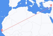 Flüge von Banjul, Gambia nach Adana, die Türkei