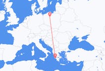 Flyg från Bydgoszcz, Polen till Zakynthos Island, Grekland