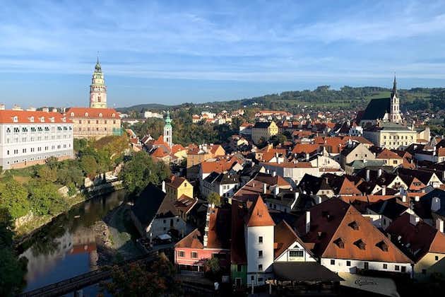 Visite de la ville de 3 heures à Český Krumlov avec la vieille ville, le château et le parc du château