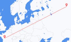Flights from Syktyvkar, Russia to Poitiers, France