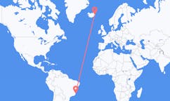Рейсы из Витория, Эспириту-Санту, Бразилия в Эйильсстадир, Исландия