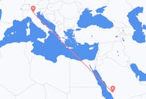 Flights from from Al Bahah to Verona