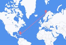 Flyreiser fra Providenciales, Turks- og Caicosøyene til Svolvaer, Norge