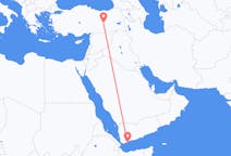 Flyreiser fra Aden, til Elazig