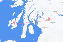 Vluchten van Islay, Schotland naar Glasgow, Schotland