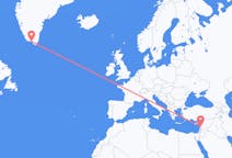 Flyrejser fra Beirut, Lebanon til Qaqortoq, Grønland