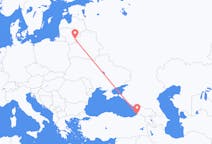 Loty z Batumi, Gruzja do Wilno, Litwa