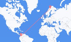 Flights from Neiva, Huila, Colombia to Kiruna, Sweden