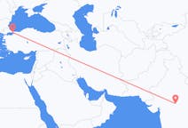 出发地 印度出发地 博帕尔目的地 土耳其伊斯坦布尔的航班