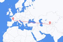 Flyg från Samarkand, Uzbekistan till Brive-la-gaillarde, Frankrike
