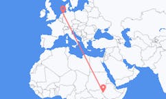 Flights from Gambela to Groningen