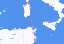 出发地 突尼斯出发地 斯法克斯目的地 意大利奧里維亞的航班