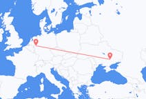 Vluchten van Zaporizja, Oekraïne naar Duesseldorf, Duitsland