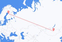 Flyreiser fra Ulan Bator, til Uleåborg