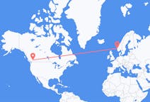 Flights from Kamloops, Canada to Bergen, Norway
