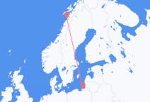 Flüge von der Stadt Kaliningrad in die Stadt Bodø