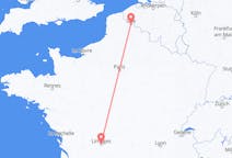 Flyg från Lille, Frankrike till Limoges, Frankrike