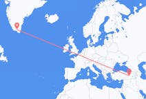 Flights from Bingöl, Turkey to Narsarsuaq, Greenland