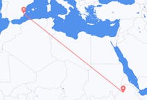 出发地 埃塞俄比亚出发地 巴赫達爾目的地 西班牙阿利坎特的航班