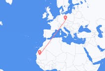 Vluchten van Atar, Mauritanië naar Praag, Tsjechië