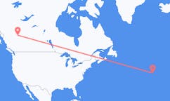 Flights from Dawson Creek, Canada to Pico Island, Portugal