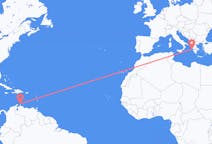 Flights from Aruba to Kefallinia