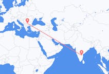 인도 카다파 출발, 불가리아 소피아 도착 항공편