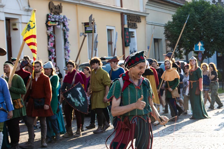 The Medieval Festival in Oradea, Romania.