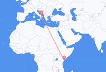 Flyg från Lamu, Kenya till Bari, Italien