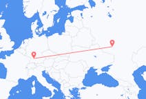Fly fra Voronezj til Stuttgart