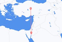 Vluchten van Eilat, Israël naar Nevsehir, Turkije