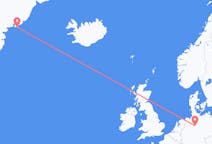 Flyg från Kulusuk, Grönland till Hannover, Tyskland