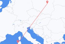 เที่ยวบิน จาก วอร์ซอ, โปแลนด์ ไปยัง อัลเกโร, อิตาลี