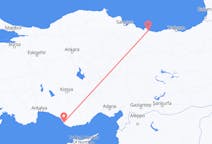 Flights from Gazipaşa, Turkey to Giresun, Turkey