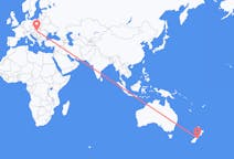 Flyg från Christchurch, Nya Zeeland till Budapest, Ungern