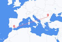 Vluchten van Boekarest, Roemenië naar Malaga, Spanje