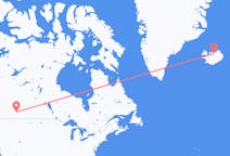 Flights from Calgary, Canada to Akureyri, Iceland