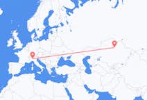 Flyreiser fra Nur-Sultan, til Milano
