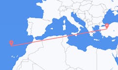 Flyg från Funchal, Portugal till Kütahya, Turkiet