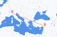 Flights from Gaziantep to Milan