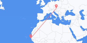 Flyg från Senegal till Österrike