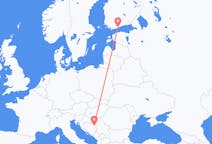 Flights from Helsinki to Tuzla