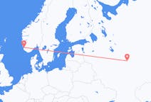 Vluchten van Nizjni Novgorod naar Stavanger