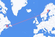 出发地 加拿大出发地 夏洛特顿目的地 瑞典于默奥的航班