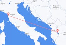Voli da Ocrida, Macedonia del Nord to Pisa, Italia