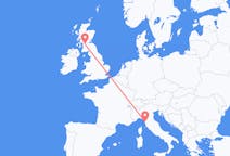 Flyg från Glasgow, Skottland till Pisa, Italien