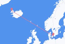 Flights from Copenhagen, Denmark to Ísafjörður, Iceland