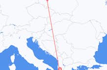 Flights from Wroclaw to Corfu